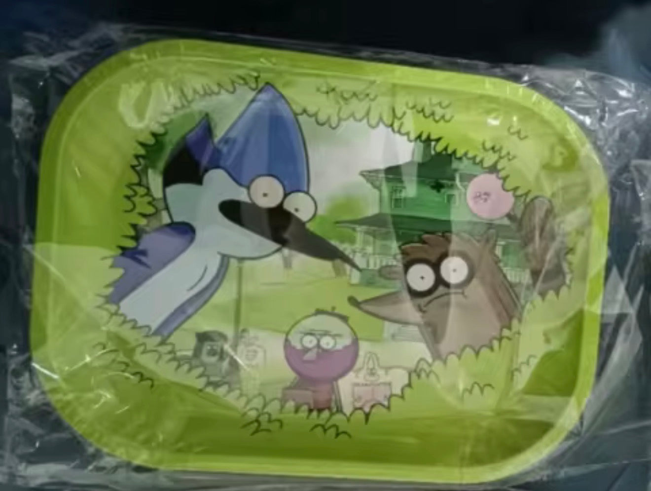 Regular show rolling tray